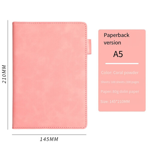 A5 Notizbuch, leer, Hardcover, 200 oder 360 Seiten 2
