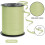 Kräuselband 5 mm x 500 Yards Grau Grün 2