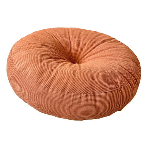 Rund manchesterdyna 40x40x13cm orange 1