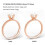 8-Piece Ring Sizer Set for Loose Rings, Invisible Ring Sizer with Ring Measuring Tool for Women 3
