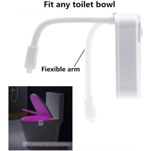 Toilet Light - LED - Multicolor - Motion Sensor - Energy Saving - Easy Installation 2