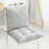 Μαξιλάρι καρέκλας με ψηλή πλάτη, αδιάβροχο, πτυσσόμενο, φουντωτό, 1 τεμάχιο 4