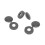 200 Pcs Screw Cap Plastic Hinged Screw  Covers Screw Cover Caps Snap- Replacement Screw Decorative Covers (Grey) 6