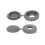 200 Pcs Screw Cap Plastic Hinged Screw  Covers Screw Cover Caps Snap- Replacement Screw Decorative Covers (Grey) 7