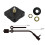 DIY Retro Mute Movement Record Wall Clock Movement AcríLico Quartzo Clock Movement Flower Needle 6
