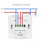 Smart Switch, WLAN Lichtschalter, Wifi Schalter, Funkschalter, 2-polig 4