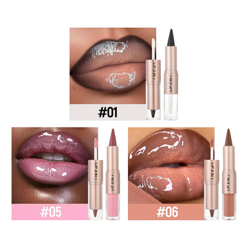 Double Sided Lip Makeup Stick Smooth Matte Lip Color And-01 1
