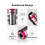 Bit Holder Keychain, 10Pcs 1/4 Hex Shank Impact Drill Bit Keychain Quick Change Connect Holder Drill Screw Adapter 3