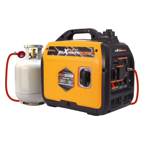 Inverter Generator 3500W 120V Dubbele brandstof Draagbare Generator Super Stille voor kampeerauto