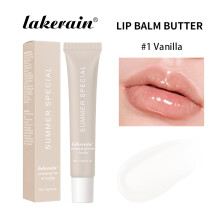 (#1Vanilla) HOT Lakerain Summer Lip Balm Moisturizing Mirror Lip Gloss Transparent Oil Makeup