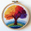 Punch-Needle-Set „Abstrakter Baum“ – DIY-Stickset mit 1