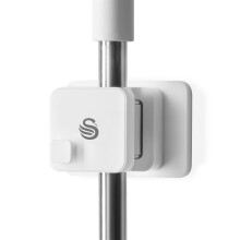 Swan Elevate Pack of 3 Self Adhesive Wall Mount Clips, White, SWFC2013WHTN