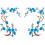 Toppa termoadesiva ricamata con fiori di ciliegio (2 pezzi) 1
