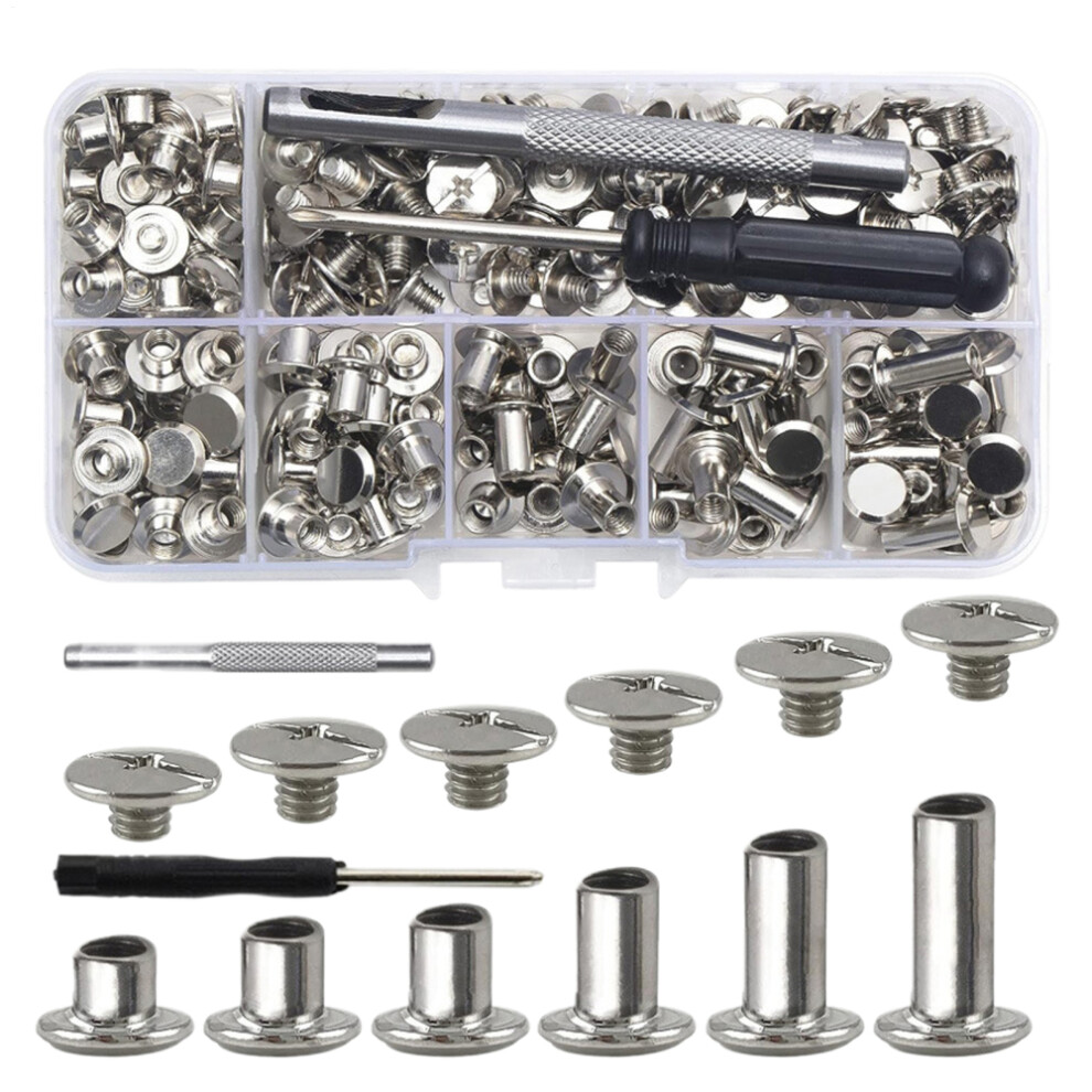 Chicago Screw Rivets For Leathercraft Â Assorted Set 9499224420625