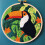 Σετ βελόνας τρυπήματος με σχέδιο Toucan, σετ για αρχάριους 20x20cm 1