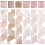 Fita de Natal com Arame 2,5" Ouro Rosa e Rosa – 6 unidades 1