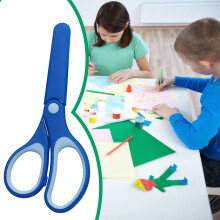 Stainless Steel Student Scissors with Ruler and