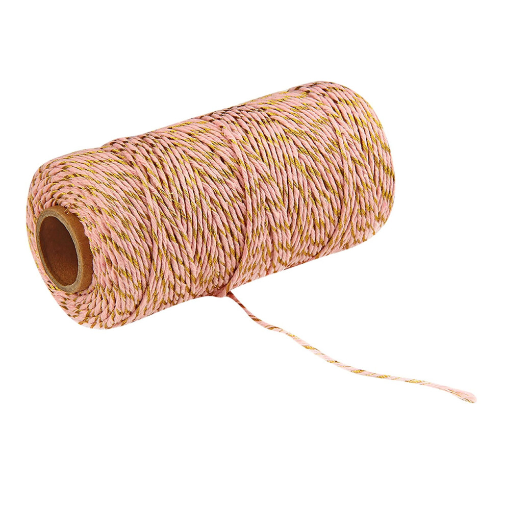 2Mm Cotton Butcher's Twine Â Two-Colour Craft Rope, 100M 9499224423190
