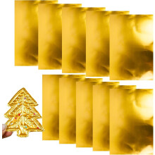 Gold Silver Leaf Sheets 20x30cm 0.07mm 15 pcs