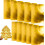 Gold Silver Leaf Sheets 20x30cm 0.07mm 15 pcs 1