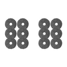 12 Peças de Pano de Microfibra para Esfregão para Aspirador de Pó para 505 Combo/405 Combo