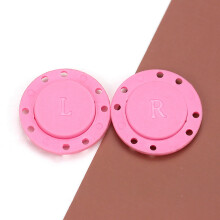 Boutons-pression magnétiques ronds 22 mm en nylon, lot de 34 paires