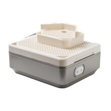 Dual-Layer Stained Glass Grinder,with 4 Size Diamond Grind Bit,with Extended Guard Prevents US Plug