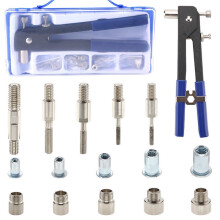 Duty Blind Rivet Nut Kit Set Riveter Tool Hand Riveter Rivet Threaded Insert Tool Riveting Assortment M3 M4 M5 M6 M8
