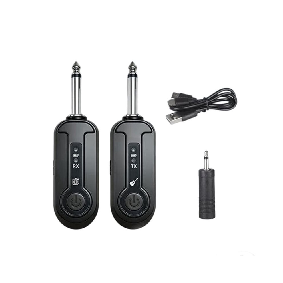 Wireless Guitar System Rechargeable Audio Transmitter Receiver Low Latency Guitar Amplifier Adapter Accessories Kit 6033321337849