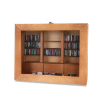 Estante de Alívio de Ansiedade com 200 Livros Biblioteca em Miniatura Estante de Madeira Brinquedos Fidget Sacuda Sua Ansiedade Criativo A