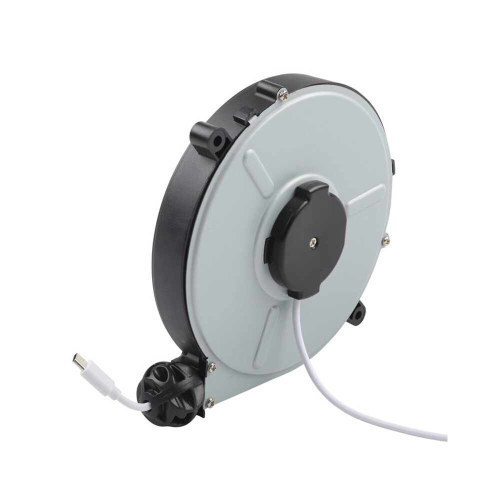 1Pc Automatic Retractable Power Reel Cable Data Cable Winding Reel Charging Cable Power Cord Reel Protective Cover 4713120683034