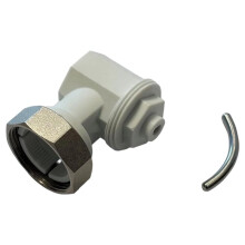 Pour Adaptateur Coudé M30 X 1,5, Raccord Coudé pour Tête de Thermostat de Radiateur pour une Installation Facile