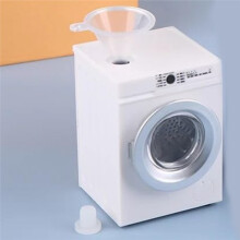 Lavadora Giratoria Recargable DIY 1:12 Accesorios para Casa de Muñecas Modelo de Escena Adorno Casa Juguete Decorativo