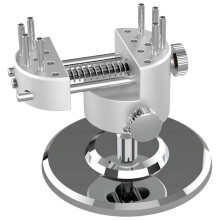 CNC-Gefräster -Schraubstock Aus Aluminiumlegierung, 50 mm Spannweite, mit Um 360 Drehbarem, Verstellbarem Stiftschraubstock