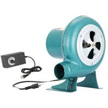 Ventilador Elétrico Soprador de Ar de Alta Potência para Limpeza Doméstica, Ideal para Remover Poeira de Radiadores Externos e Detritos de Varandas