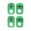 4pcs for  AMS 3D Printer Accessories X1/P1 Series Suitable for AMS Lite Inlet Ceramic Ring Protector B 1