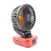 Ventilador Eléctrico Plegable con Batería de Iones de Litio, Cargador USB para Teléfono Móvil, Power Bank para M18 con Batería de Iones de