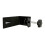 Lock Box Door Mount Bracket, Adjustable Door Hooks for Security Lock Box Keys Emergency Access, Fits Different Door 1