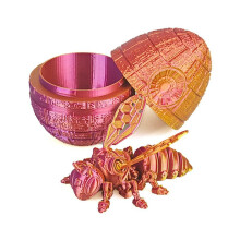 Mechanical Bee Cool Cute Children'S Gift Hand Model Movable Joint Decoration Props Colorful Red