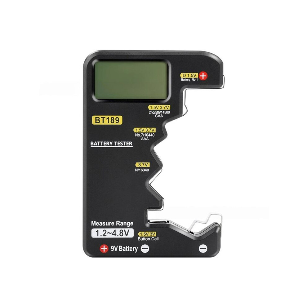 Bt189 Digital Battery Tester Lcd Display Aa/Aaa/9V/1.5V Button Cell Battery Capacity Check Detector 6033932626837