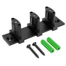 Siding Closet Door Floor Guide,Update Adjustable 3-Roller Design for Bypass Doors Floor Guide,Sliding Door Bottom Guides
