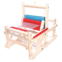 Multifunktionales Webset Aus Holz, Handstrickmaschine zum Selbermachen, Handweb- und Häkelprojekt mit Wollgarn