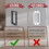 1/2inch Single Gang Outlet Box Extender-Electrical Box Extender Solution for Electrical Outlet Box Switches & Outlets 3