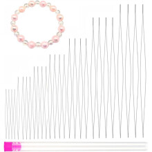 28 Pcs Beading Needles, Eye Bead , 7 Sizes Beading for Beads Jewelry Making
