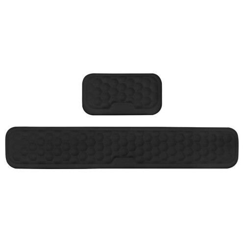 Set di Poggiapolsi per Tastiera e Mouse, Antiscivolo, per Computer da Gioco, Laptop e Ufficio