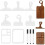 Router Templates for Woodworking,Acrylic Charcuterie Board Handle Template Angled Curvy Tracing Stencils Cut Guide Tools 1