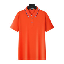 (Orange, S) Polo da uomo americana a maniche corte, ideale per l'estate.