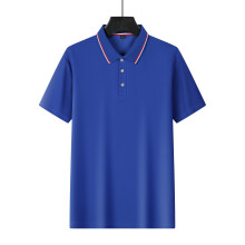 (Royal Blue, XXL) Amerikansk kortärmad sommarpolo-t-shirt för män