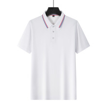 (White, XL) Polo da uomo americana a maniche corte, ideale per l'estate.