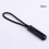 Plastic Zipper Puller, Plastic Puller, Climbing Zipper Tail Rope, Backpack Zipper Rope Black 2